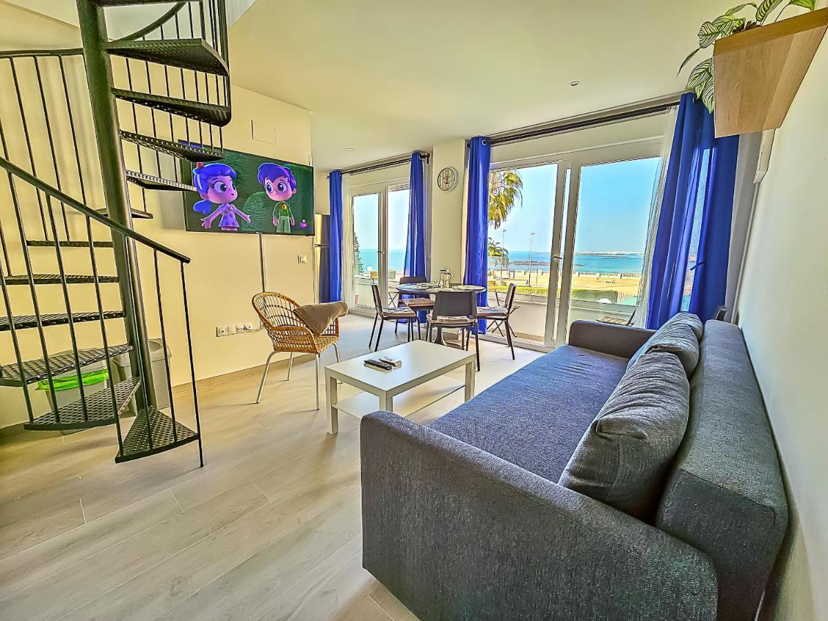 Oceanfront Duplex With A Rooftop Pool And Terrace El Puerto de Santa María Exterior foto